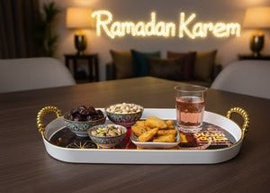 Ramadan Kareem Decorative Serving Tray